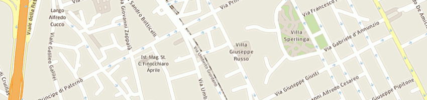 Mappa della impresa coopservizi vari sdazio a rl a PALERMO