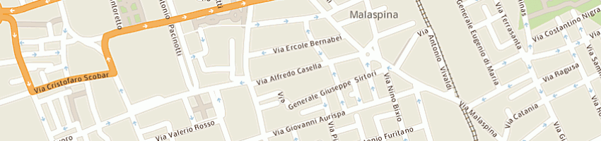 Mappa della impresa moreci angelo a PALERMO
