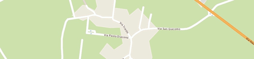 Mappa della impresa trattoria da maria a BUTTRIO