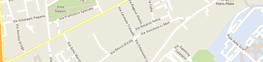 Mappa della impresa pizzitola antonio a PALERMO