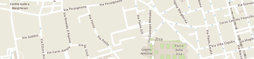 Mappa della impresa foto calderone snc di calderone alessandro e loredana a PALERMO