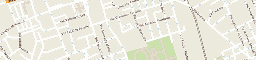 Mappa della impresa gulino alfonso a PALERMO