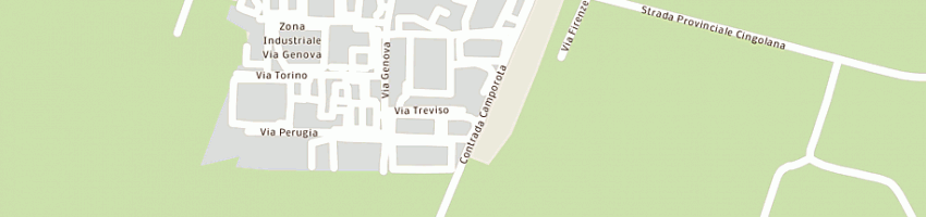 Mappa della impresa vitali armando a TREIA