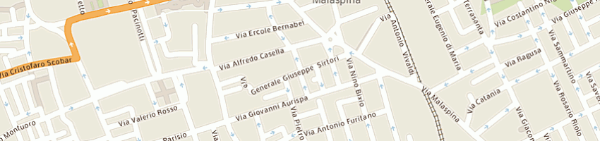 Mappa della impresa altraforma viaggi di tantillo piera a PALERMO
