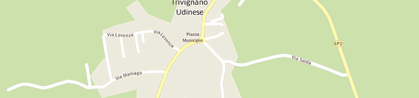 Mappa della impresa burini fides (sas) a TRIVIGNANO UDINESE