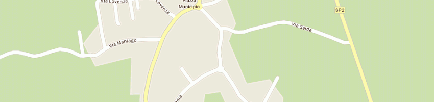 Mappa della impresa salone andreina a TRIVIGNANO UDINESE