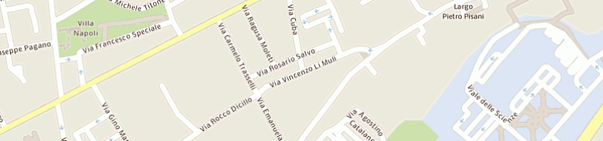 Mappa della impresa data net di vassallo maria antonella a PALERMO