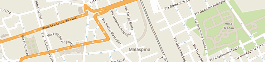 Mappa della impresa bar chevecier di gatto renato a PALERMO