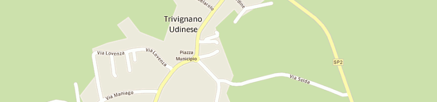 Mappa della impresa paviotti claudio a TRIVIGNANO UDINESE