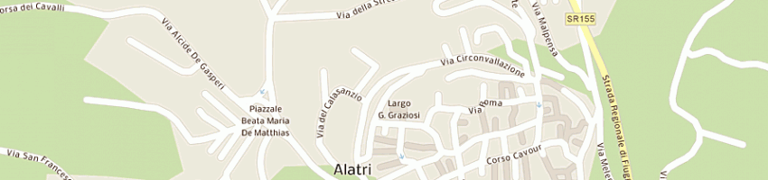 Mappa della impresa calzature ritarossi vincenzo a ALATRI