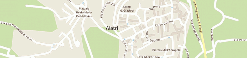 Mappa della impresa comune di alatri per uffici giudiziari a ALATRI