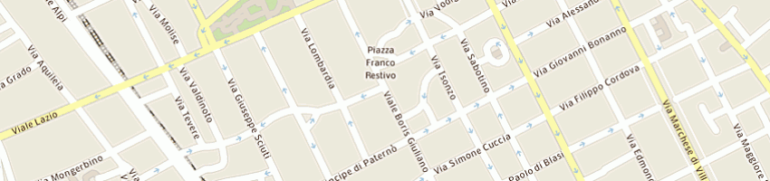 Mappa della impresa ferrante bartolomeo a PALERMO