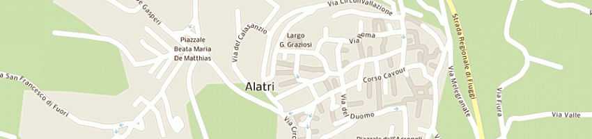 Mappa della impresa dell'orco silvana a ALATRI