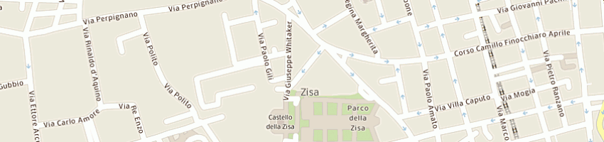 Mappa della impresa tecnoduo impianti srl a PALERMO