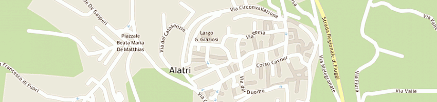 Mappa della impresa general trasporti di berardi gina e c (snc) a ALATRI