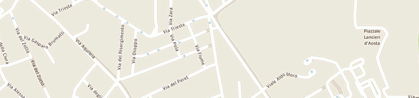 Mappa della impresa snack bar caffetteria tiozzo mario pagio a VENEZIA
