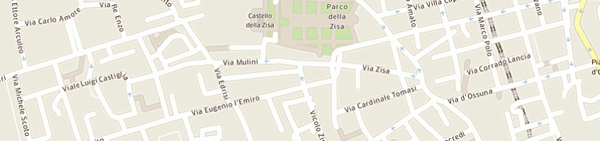 Mappa della impresa naccari umberto a PALERMO