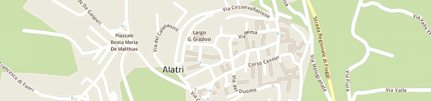 Mappa della impresa dell'orco enzo a ALATRI