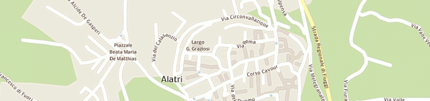 Mappa della impresa igliozzi alfonso a ALATRI