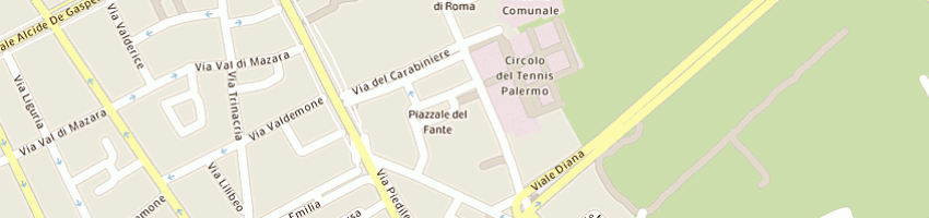 Mappa della impresa monaco pietro a PALERMO