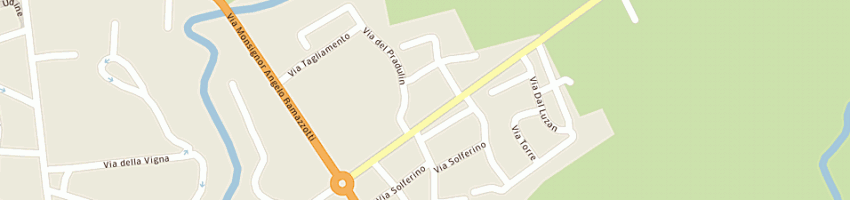 Mappa della impresa bertoz pi dante - ciut dring roberto a CERVIGNANO DEL FRIULI