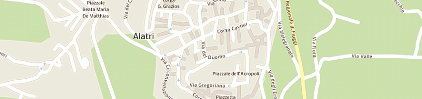 Mappa della impresa passeri franca a ALATRI