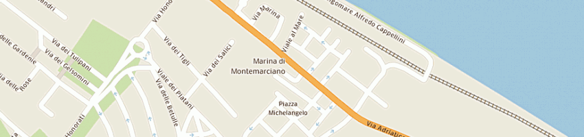 Mappa della impresa la delizia srl a MONTEMARCIANO