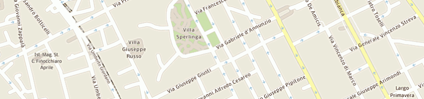 Mappa della impresa lupo ing michele a PALERMO
