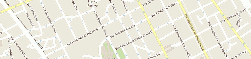 Mappa della impresa gioco club di marino francesco paolo a PALERMO