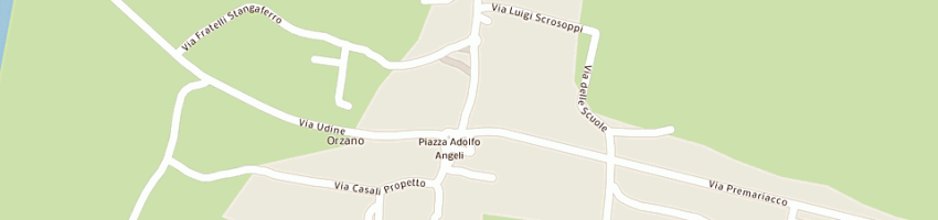 Mappa della impresa rizzato gino a REMANZACCO
