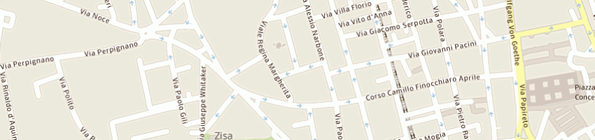 Mappa della impresa faraci benedetto a PALERMO
