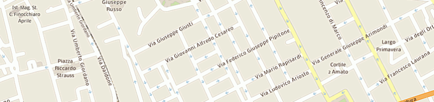 Mappa della impresa libreria fiore di mazzone giuseppe a PALERMO