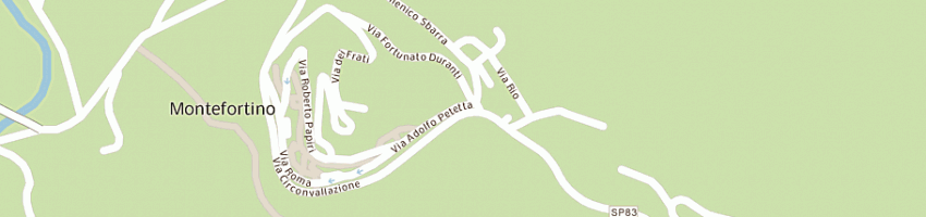 Mappa della impresa poste italiane spa a MONTEFORTINO