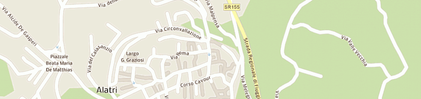 Mappa della impresa cittadini francesca romana a ALATRI