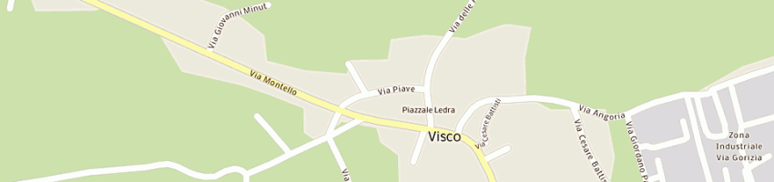 Mappa della impresa bertuzzi pietro a VISCO