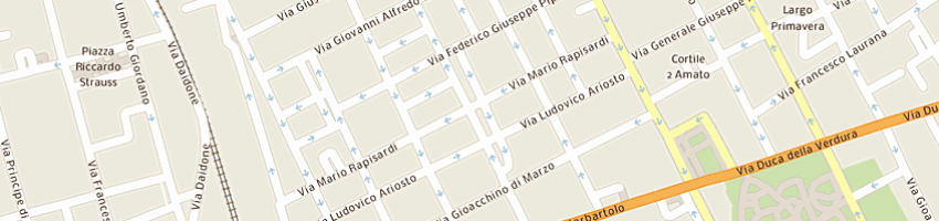 Mappa della impresa guercio salvatore a PALERMO