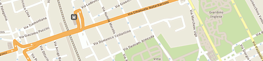 Mappa della impresa ae v di marc vezzi sas a PALERMO
