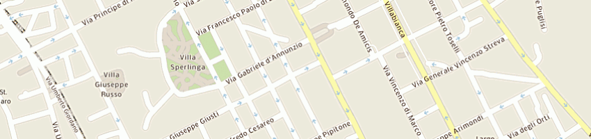 Mappa della impresa zabbia vincenzo a PALERMO