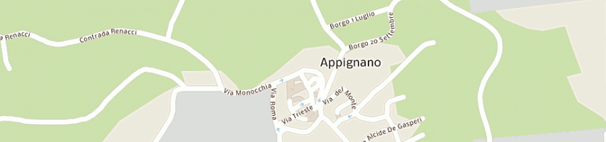Mappa della impresa silvi e fermani a APPIGNANO