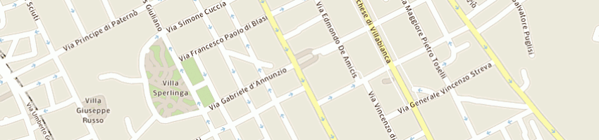 Mappa della impresa compagnia assicuratrice unipol (spa) a PALERMO