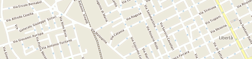 Mappa della impresa automega spa a PALERMO