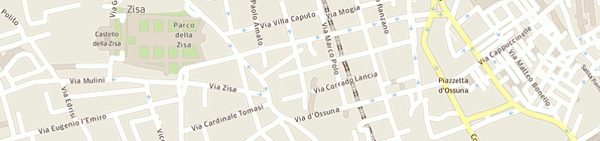 Mappa della impresa autoricambi palazzolo sas di palazzolo antonino e c a PALERMO