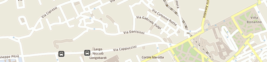 Mappa della impresa napoli antonino sas a PALERMO