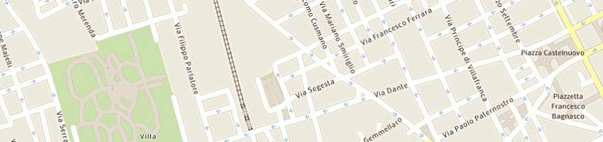 Mappa della impresa benenati anna maria a PALERMO