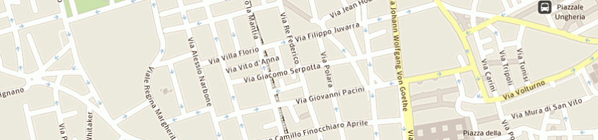 Mappa della impresa meccia giuseppe a PALERMO
