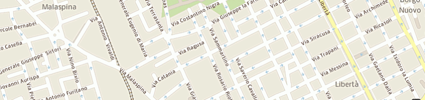 Mappa della impresa esse piu' viaggi di sicilia concetta a PALERMO