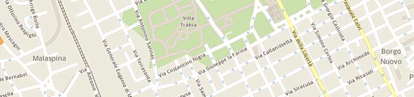 Mappa della impresa massa rosa a PALERMO