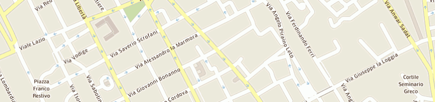 Mappa della impresa intecab (srl) a PALERMO