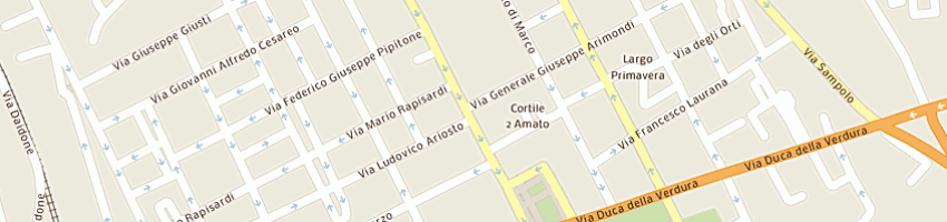 Mappa della impresa poste italiane spa a PALERMO