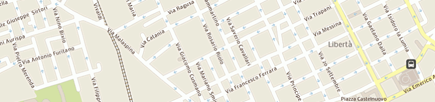 Mappa della impresa valentina lagana' snc a PALERMO